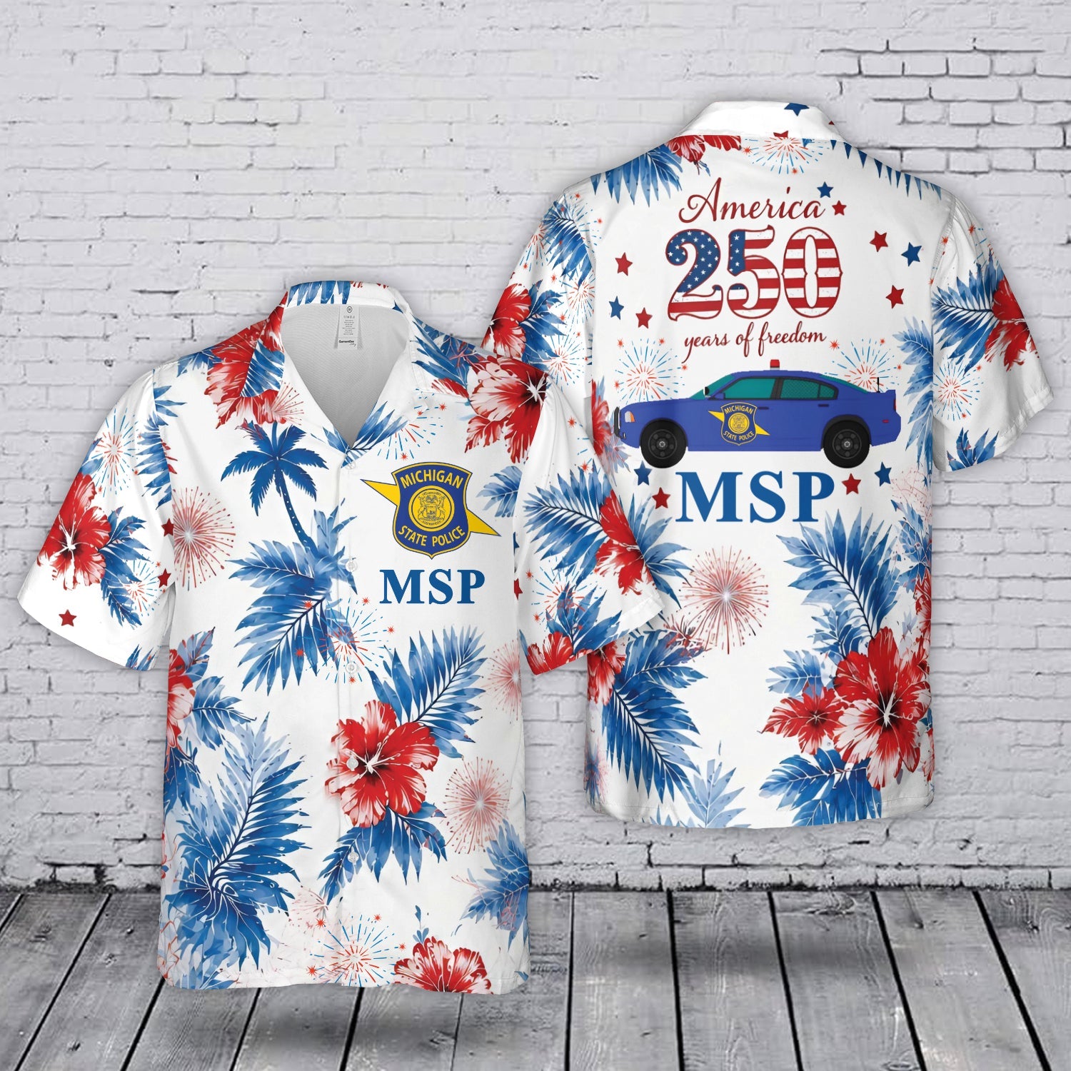 Michigan State Police (MSP) 250th Anniversary 1776-2026 July 4th Indep