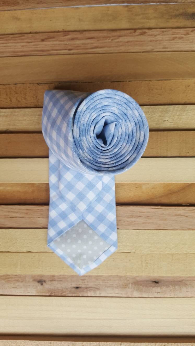 Blue And White Tie, Checkered Tie, Skinny Tie, Men’s Tie, Spring Tie, Easter Tie, Blue Tie, Checked Tie, Summer Tie, Plaid Tie, Wedding Tie