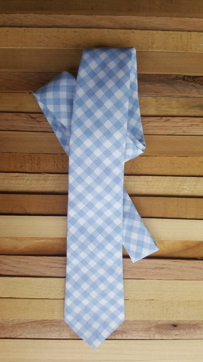 Blue And White Tie, Checkered Tie, Skinny Tie, Men’s Tie, Spring Tie, Easter Tie, Blue Tie, Checked Tie, Summer Tie, Plaid Tie, Wedding Tie