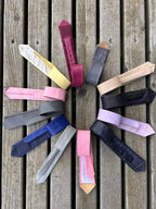 Vtg Skinny Leather Ties