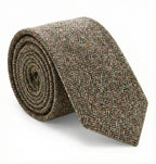 Tweed Neck Tie For Men Wool Blend Scottish Tartan Highland Dress Accessory 6cm