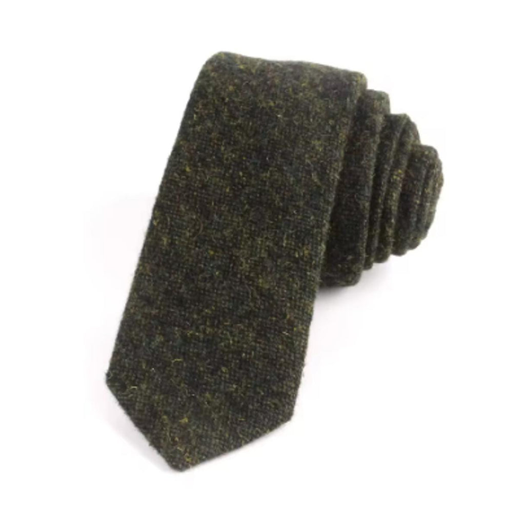 Tweed Neck Tie For Men Wool Blend Scottish Tartan Highland Dress Accessory 6cm