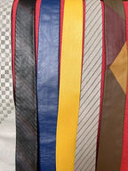 Vtg Skinny Leather Ties