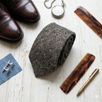 Tweed Neck Tie For Men Wool Blend Scottish Tartan Highland Dress Accessory 6cm