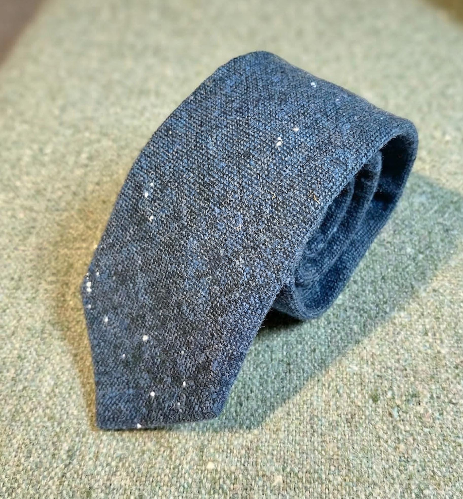 Tweed Neck Tie For Men Wool Blend Scottish Tartan Highland Dress Accessory 6cm