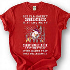 Our Flag Doesn Fly From The Wind Moving It Shirt, Last Breath Of Every Soldier Tee, Patriotic Eagle Flag T-Shirt, Veteran Tribute Gift
