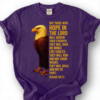 Hope In The Lord Isaiah 40:31 Shirt, Christian Bald Eagle Tee, Soar On Wings Like Eagles Top, Faith Bible Verse Apparel, Easter Sunday Gift