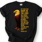 Hope In The Lord Isaiah 40:31 Shirt, Christian Bald Eagle Tee, Soar On Wings Like Eagles Top, Faith Bible Verse Apparel, Easter Sunday Gift