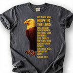 Hope In The Lord Isaiah 40:31 Shirt, Christian Bald Eagle Tee, Soar On Wings Like Eagles Top, Faith Bible Verse Apparel, Easter Sunday Gift