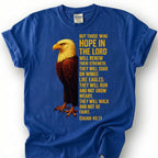 Hope In The Lord Isaiah 40:31 Shirt, Christian Bald Eagle Tee, Soar On Wings Like Eagles Top, Faith Bible Verse Apparel, Easter Sunday Gift